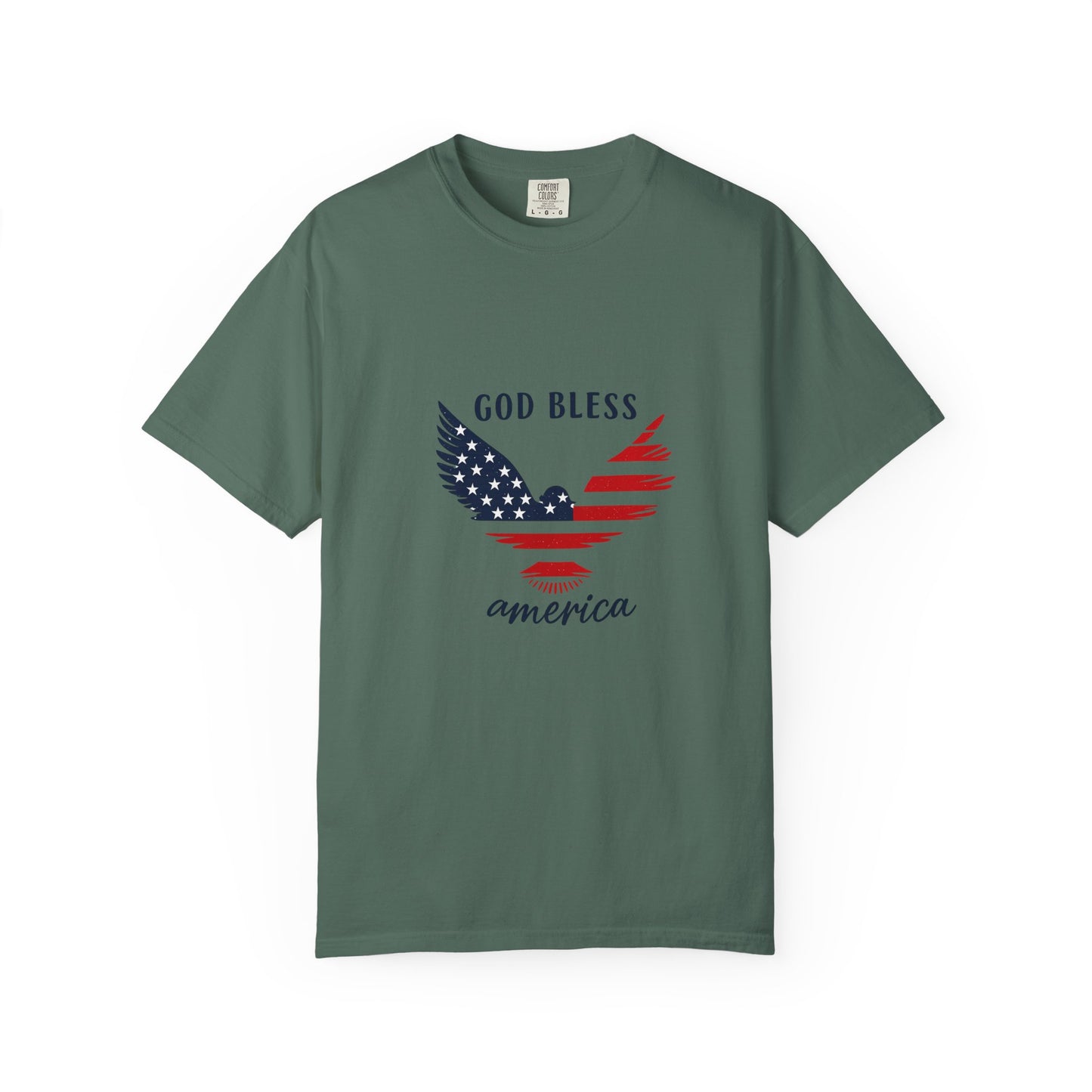 God Bless America Eagle T-Shirt — Patriotic USA Flag Tee