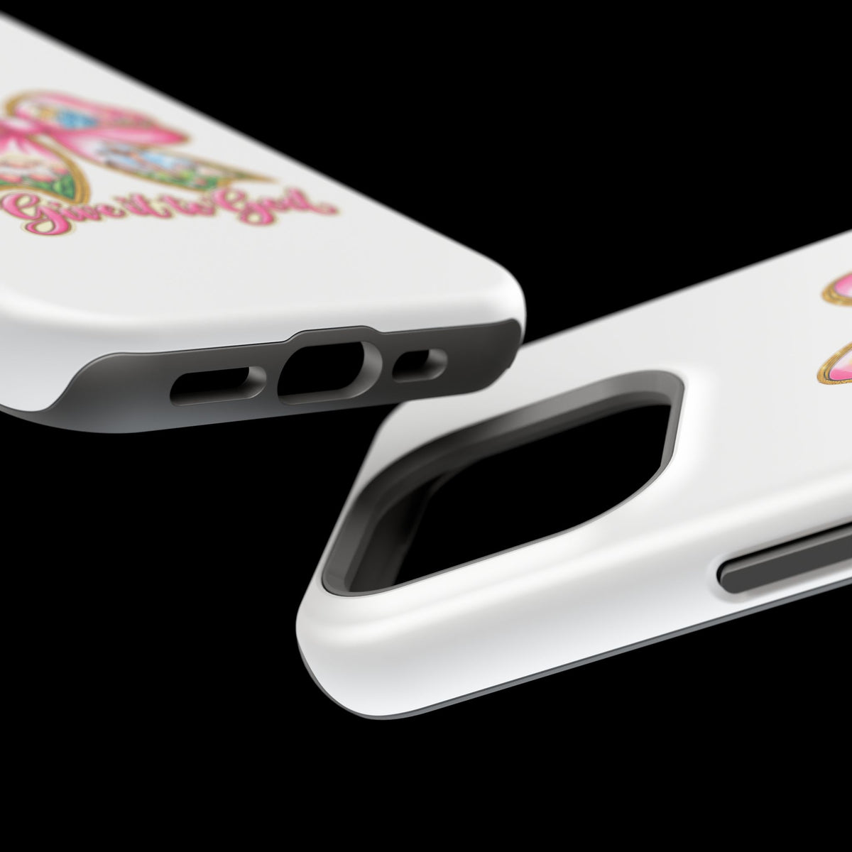 Give It to God Phone Case — Floral Bow Christian iPhone Cover