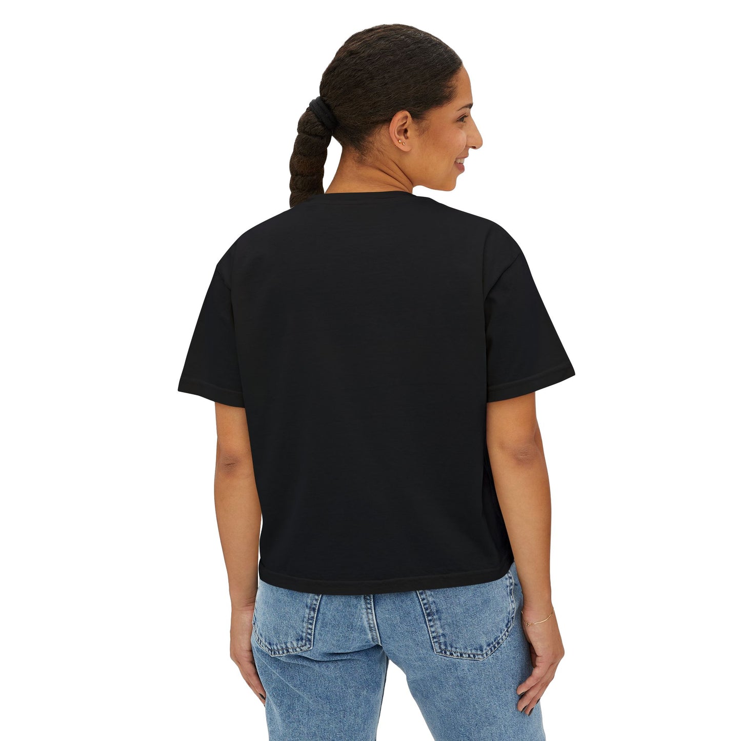 Jesus Is My Jam Women’s Boxy Tee — Cute Christian Faith Graphic Shirt