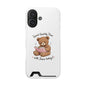 Phone Case — "Spend Quality Time with Jesus Today" Teddy Card Holder
