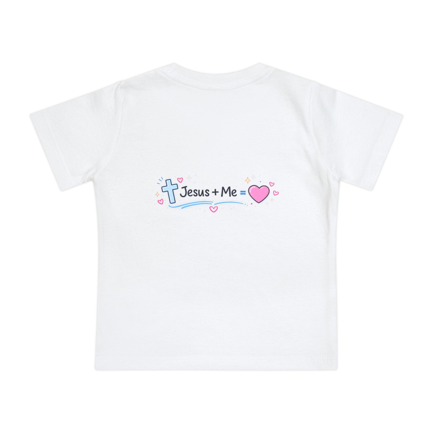 Baby T-Shirt — Pink Flamingo ‘Stand Out’ Christian Design (Jesus + Me)