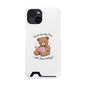 Phone Case — "Spend Quality Time with Jesus Today" Teddy Card Holder