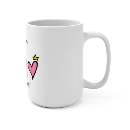 Christian Teddy Bear Mug — "Spend Quality Time with Jesus Today" 15oz
