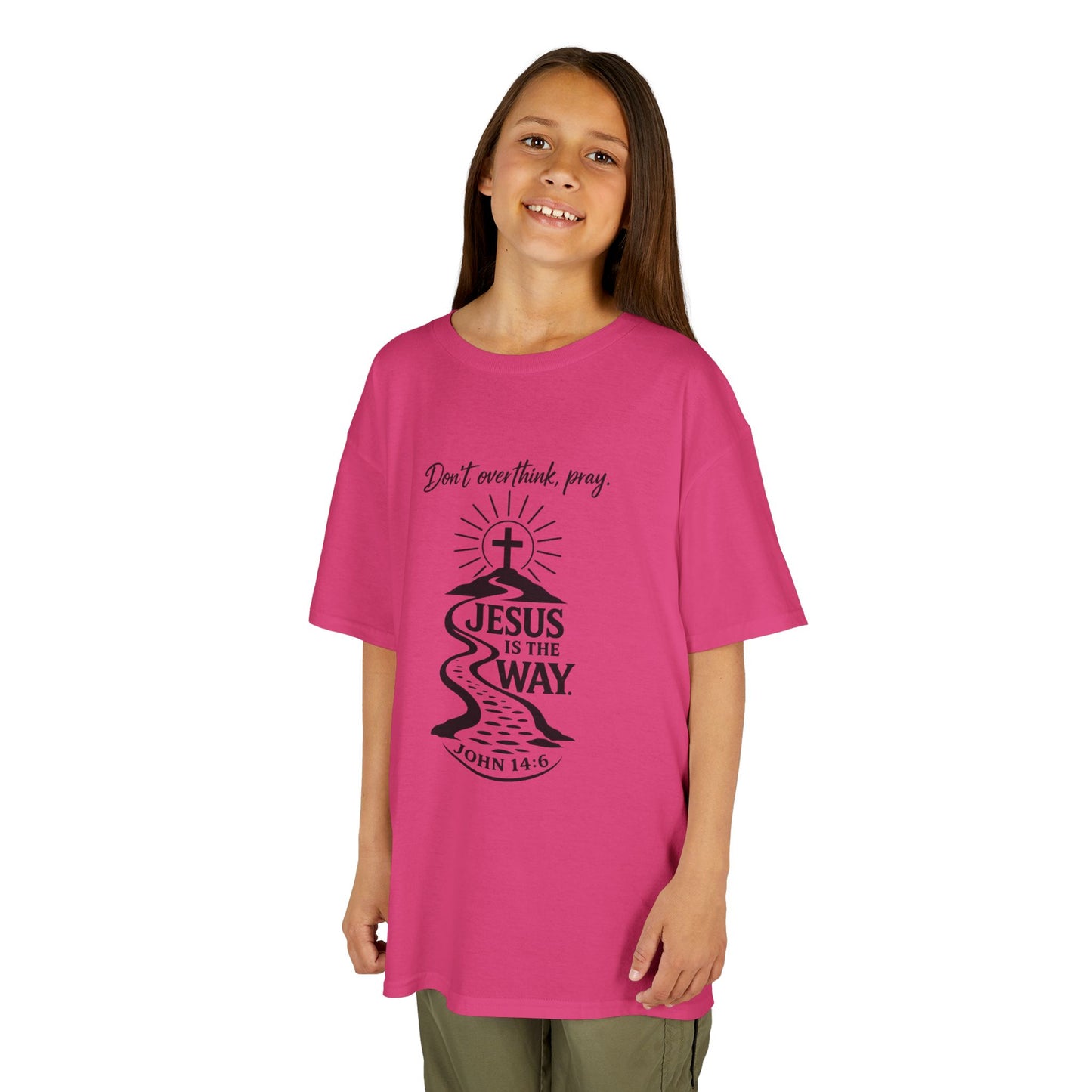UnisexKids Tee — "Jesus Is The Way" Faith Graphic (John 14:6)
