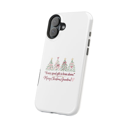 Christmas Grandma Phone Case — “Every good gift is from above” Magnetic Impact-Resistant Case