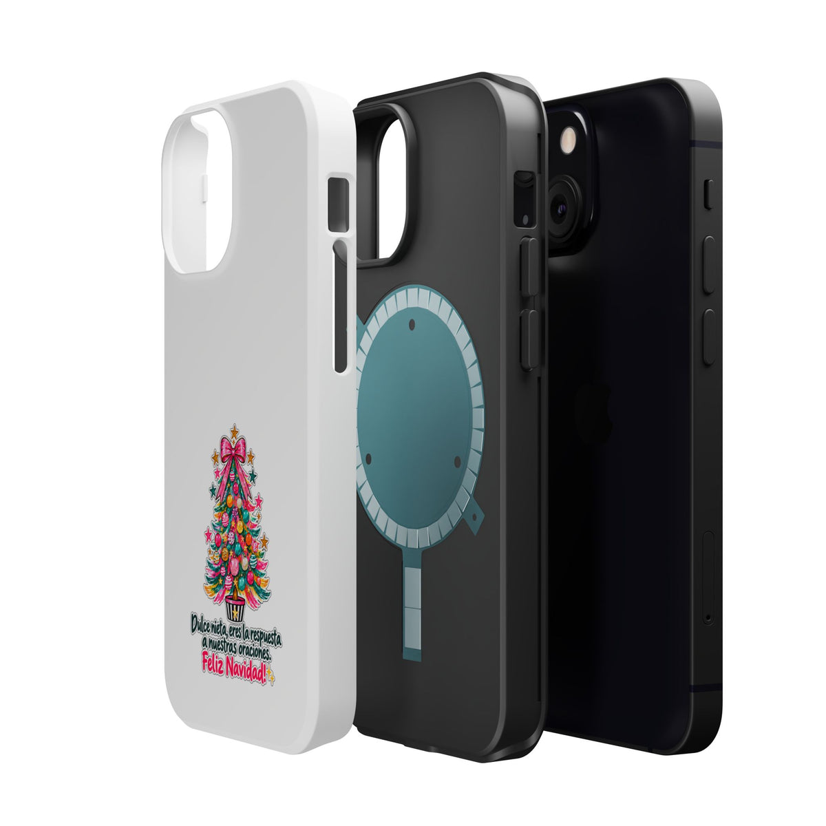 Spanish| Christmas Tree Phone Case - "Feliz Navidad" Spanish Holiday Magnetic Impact-Resistant Case