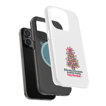 Spanish| Christmas Tree Phone Case - "Feliz Navidad" Spanish Holiday Magnetic Impact-Resistant Case