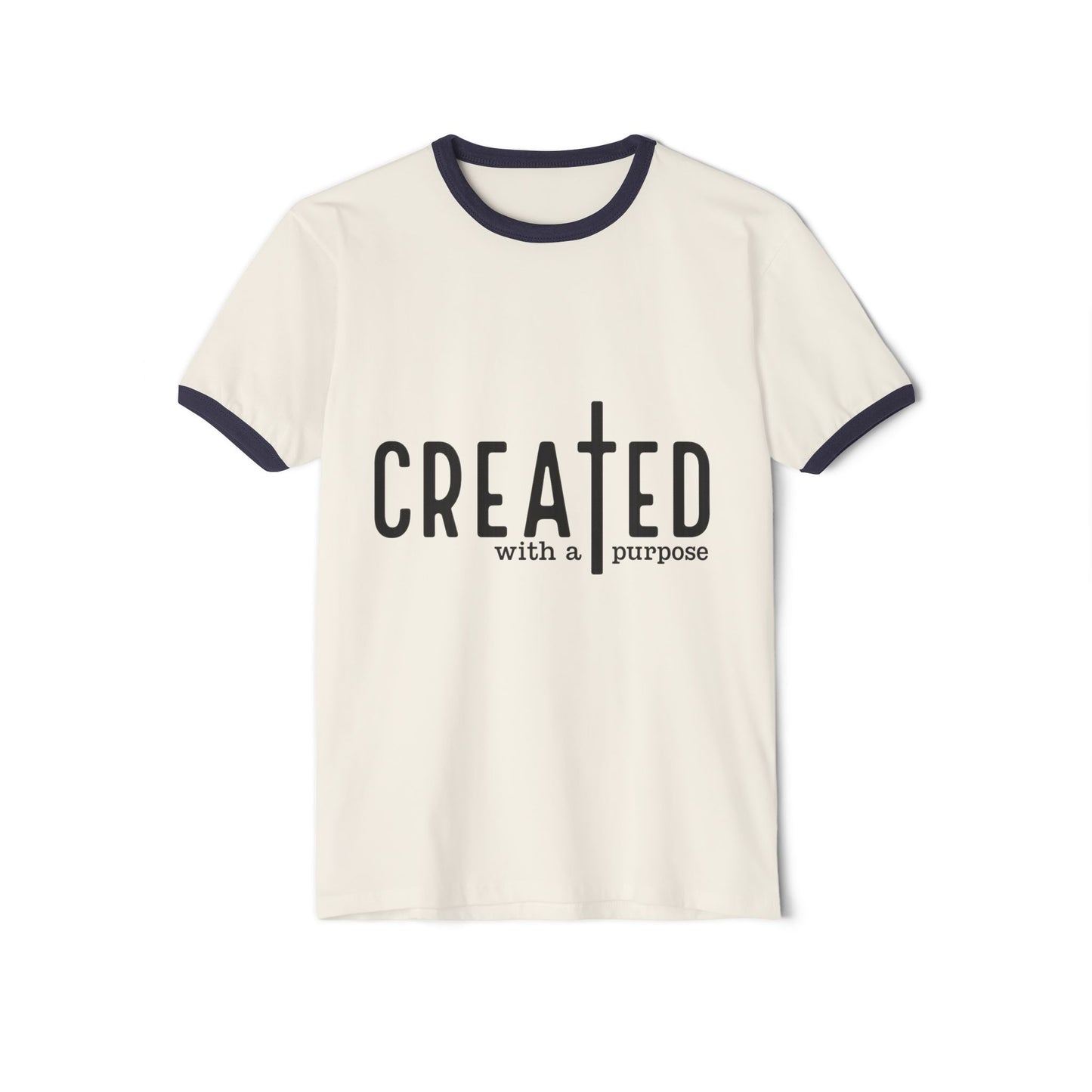 Created With a Purpose Ringer T‑Shirt