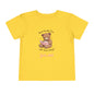 Toddler Tee — "Spend Quality Time with Jesus Today!" Bear Christian Kids Shirt