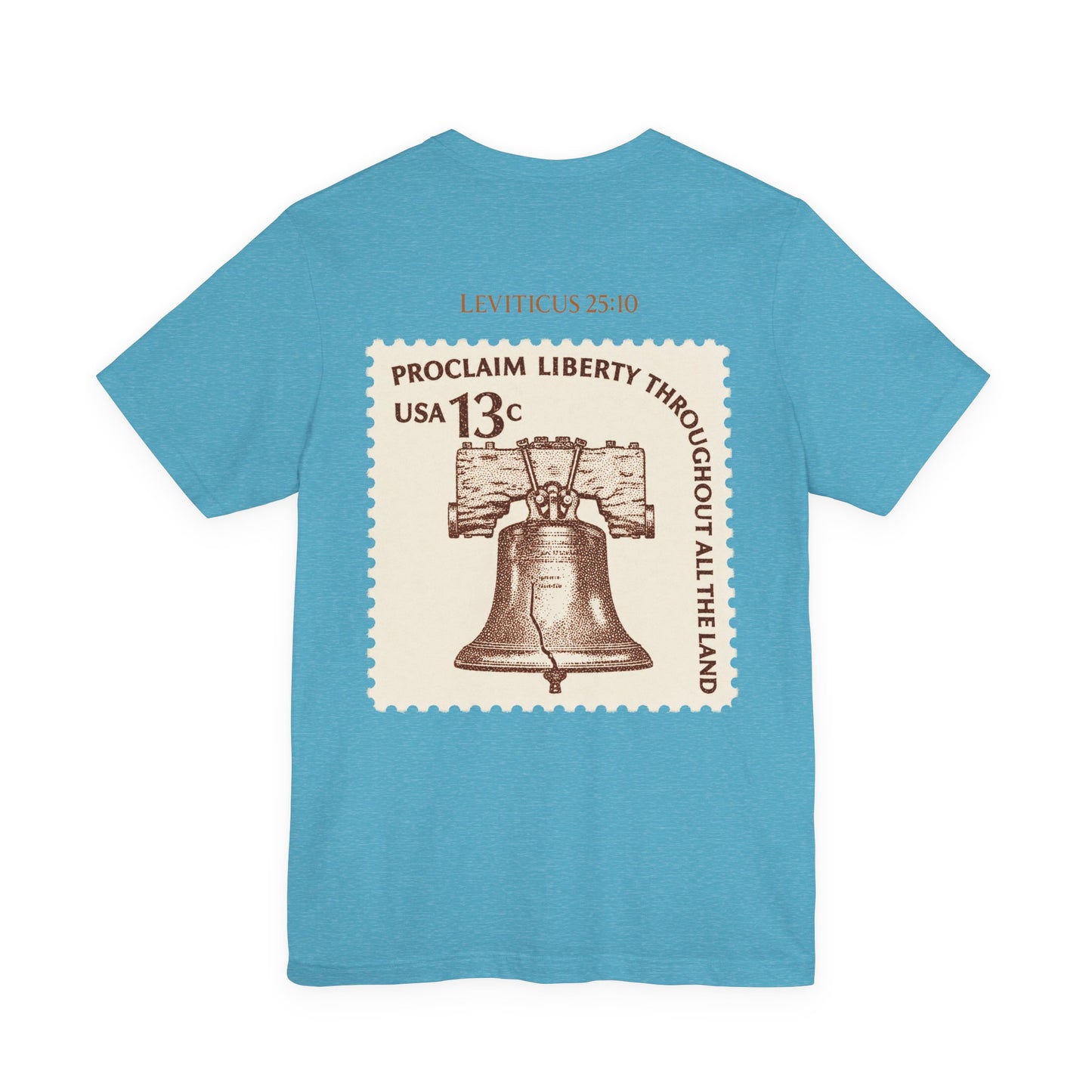 Liberty Stamp T‑Shirt — Vintage 13 Liberty Bell Graphic Tee