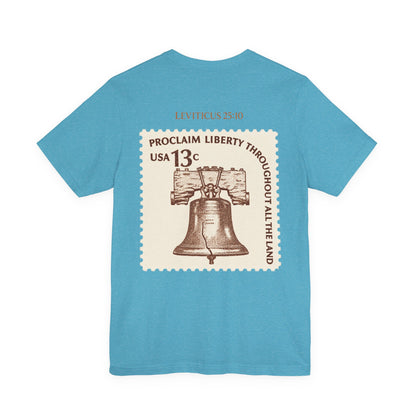 Liberty Stamp T‑Shirt — Vintage 13 Liberty Bell Graphic Tee