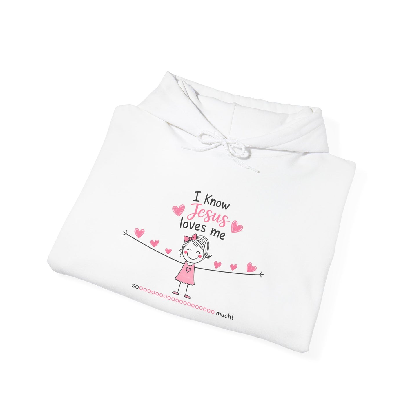 Christian Hoodie — "Be Still and Know" Inspirational Girls' Faith Sweatshirt