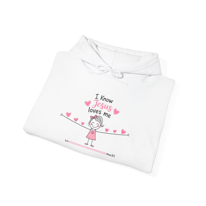 Christian Hoodie — "Be Still and Know" Inspirational Girls' Faith Sweatshirt