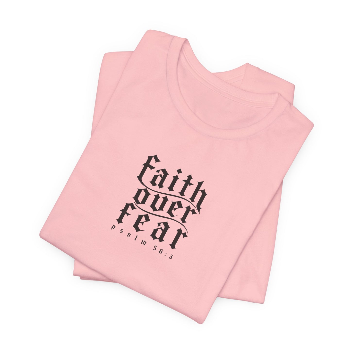 Faith Over Fear Tee — Christian Cross Graphic T-Shirt