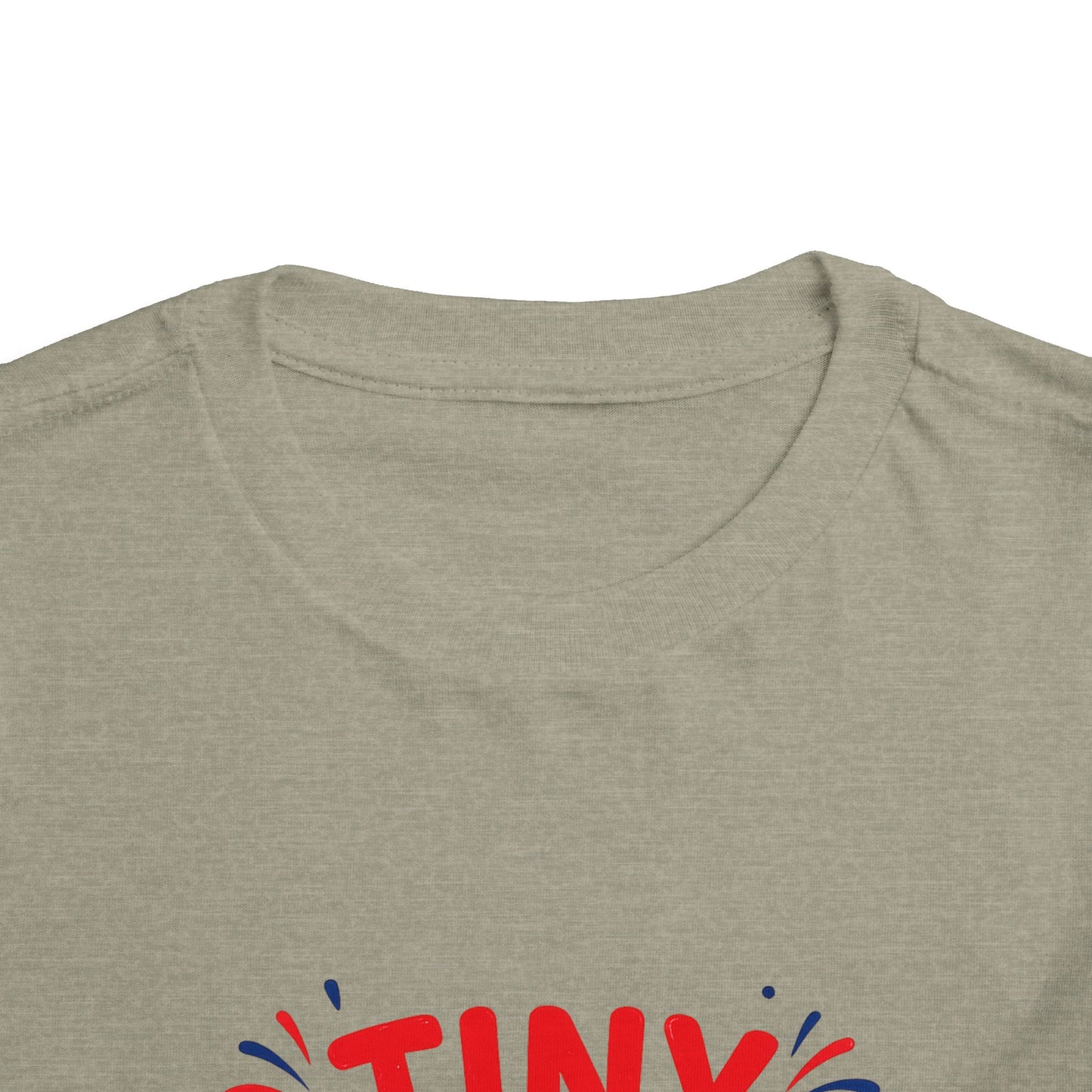 Tiny Patriot Toddler Tee – Cute American Flag 4th of July Shirt