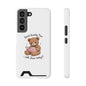 Phone Case — "Spend Quality Time with Jesus Today" Teddy Card Holder