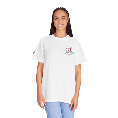 Butterfly Floral Graphic T-Shirt — 'Spread Your Wings' Chest Print
