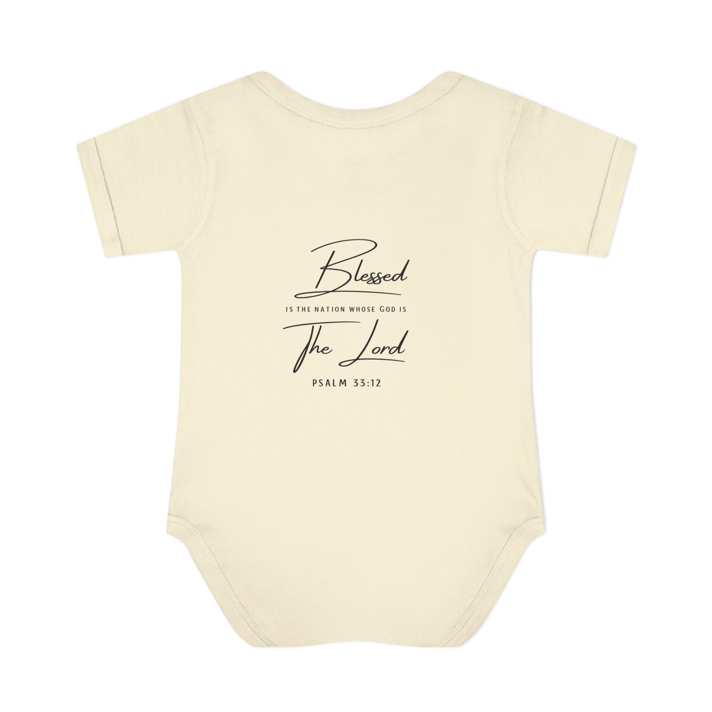 Baby Bodysuit – "My First 4th of July" Patriotic Infant Onesie