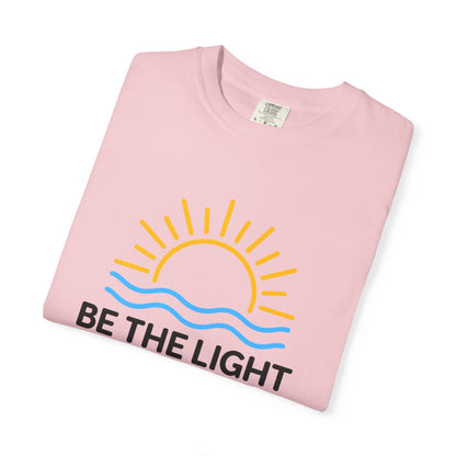 Be The Light T-Shirt — Christian Faith Tee (Matthew 5:14)