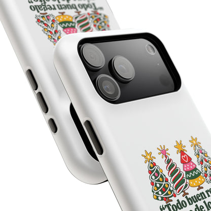 Christmas Grandma Phone Case — “Todo buen regalo viene de lo alto” Magnetic Impact-Resistant Case