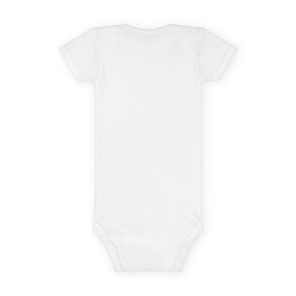 Baby Onesie - USA Flag "Nation of Greatness" Organic Cotton Infant Bodysuit