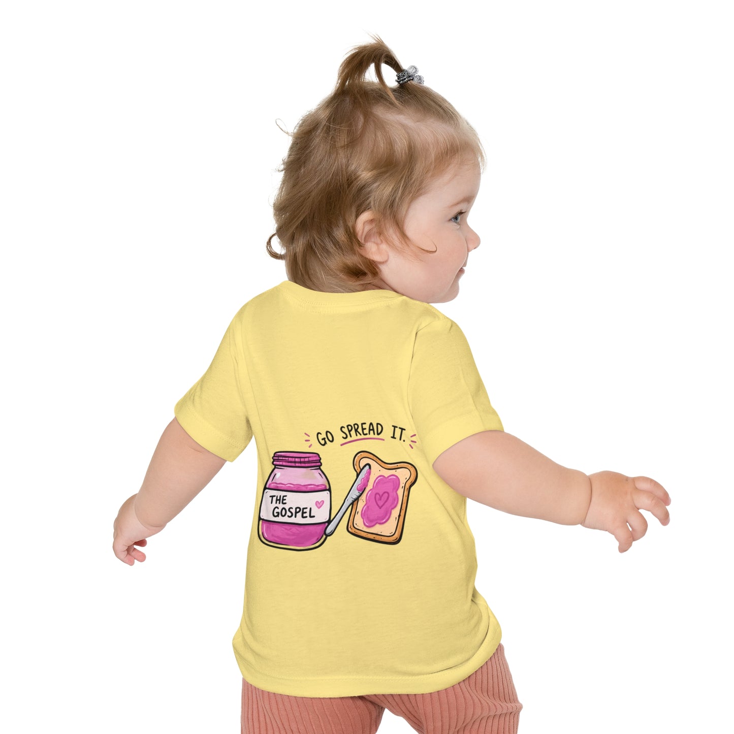 Baby T-Shirt – "Trust in the Lord with All Your Heart" Cute Pink Bible Design