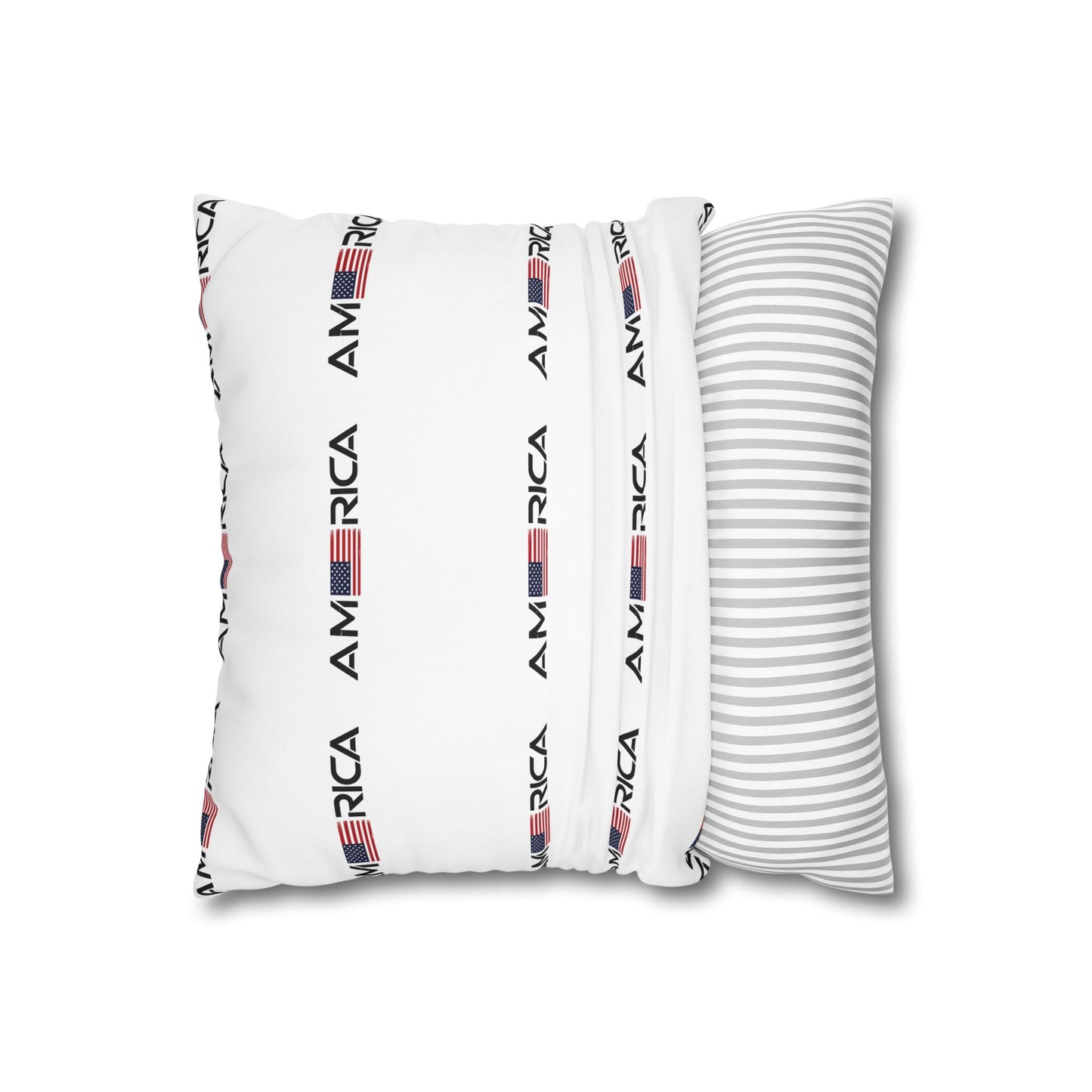 Blessed Is The Nation Pillow — America Psalm 33:12 Patriotic Decorative Pillowcase