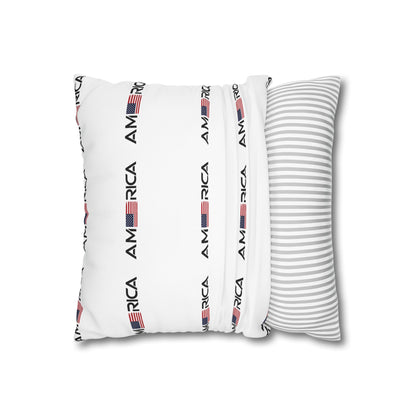 Blessed Is The Nation Pillow — America Psalm 33:12 Patriotic Decorative Pillowcase