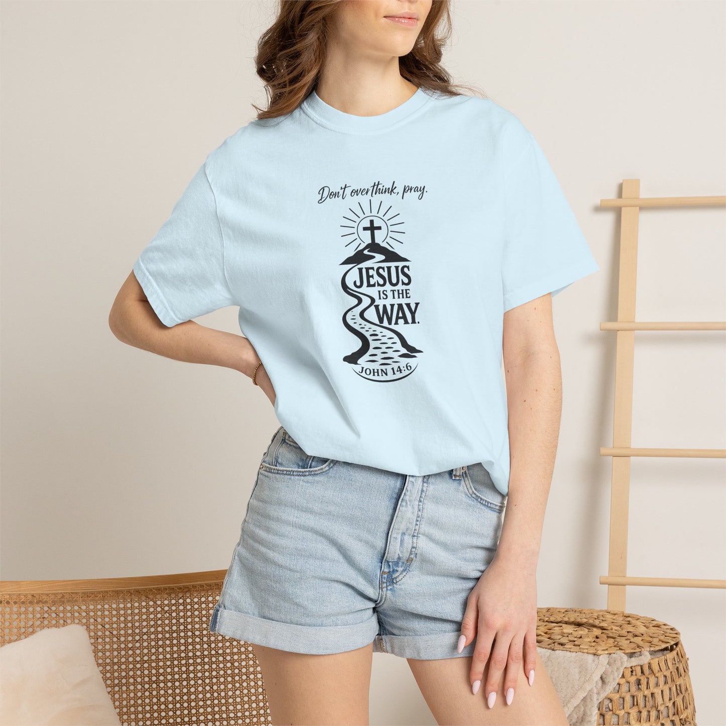 Jesus Is the Way T-Shirt — Christian Faith Graphic Tee (John 14:6)