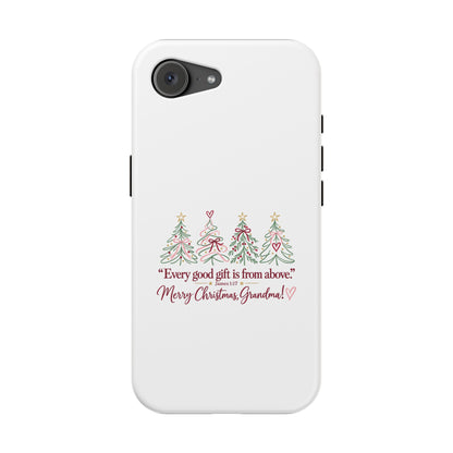 Christmas Grandma Phone Case — “Every good gift is from above” Magnetic Impact-Resistant Case