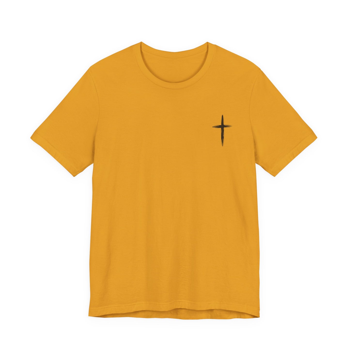 Christian Cross T-Shirt — “By His Wounds We Are Healed” Isaiah 53:5 Inspirational Tee