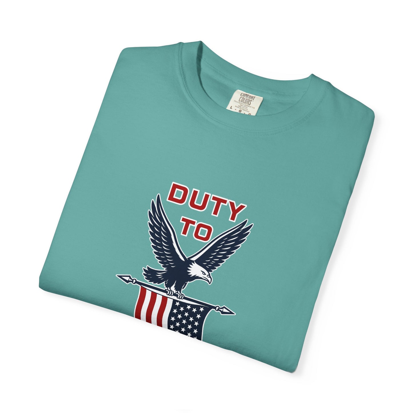 Duty to God Eagle American Flag T-Shirt