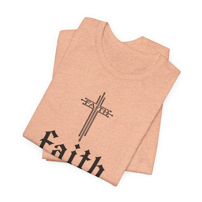 Faith Over Fear T-Shirt — Psalm 56:3 Cross Christian Tee
