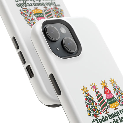 Christmas Grandma Phone Case — “Todo buen regalo viene de lo alto” Magnetic Impact-Resistant Case
