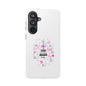 Christian Phone Case — "God Is So Much Bigger Than..." Pink Faith Protective Magnetic Case