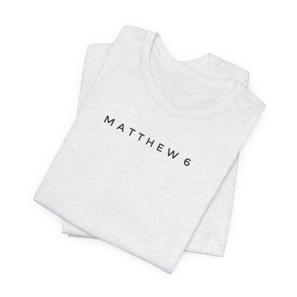 Matthew 6 Prayer Cross Tee — Our Father Lord's Prayer Christian T-Shirt