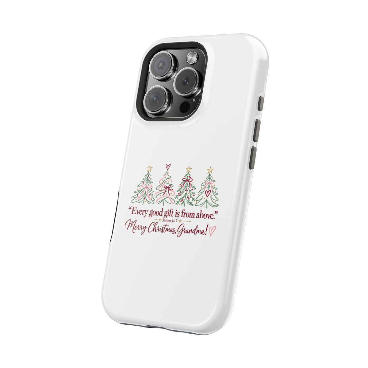 Christmas Grandma Phone Case — “Every good gift is from above” Magnetic Impact-Resistant Case