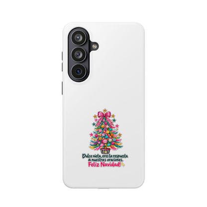 Spanish| Christmas Tree Phone Case - "Feliz Navidad" Spanish Holiday Magnetic Impact-Resistant Case