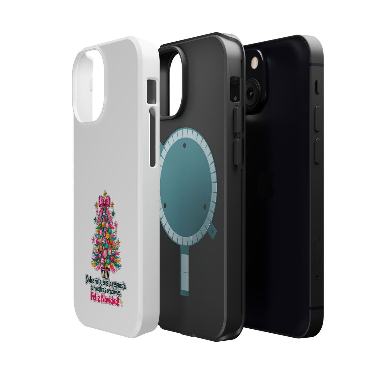 Spanish| Christmas Tree Phone Case - "Feliz Navidad" Spanish Holiday Magnetic Impact-Resistant Case