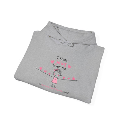 Christian Hoodie — "Be Still and Know" Inspirational Girls' Faith Sweatshirt