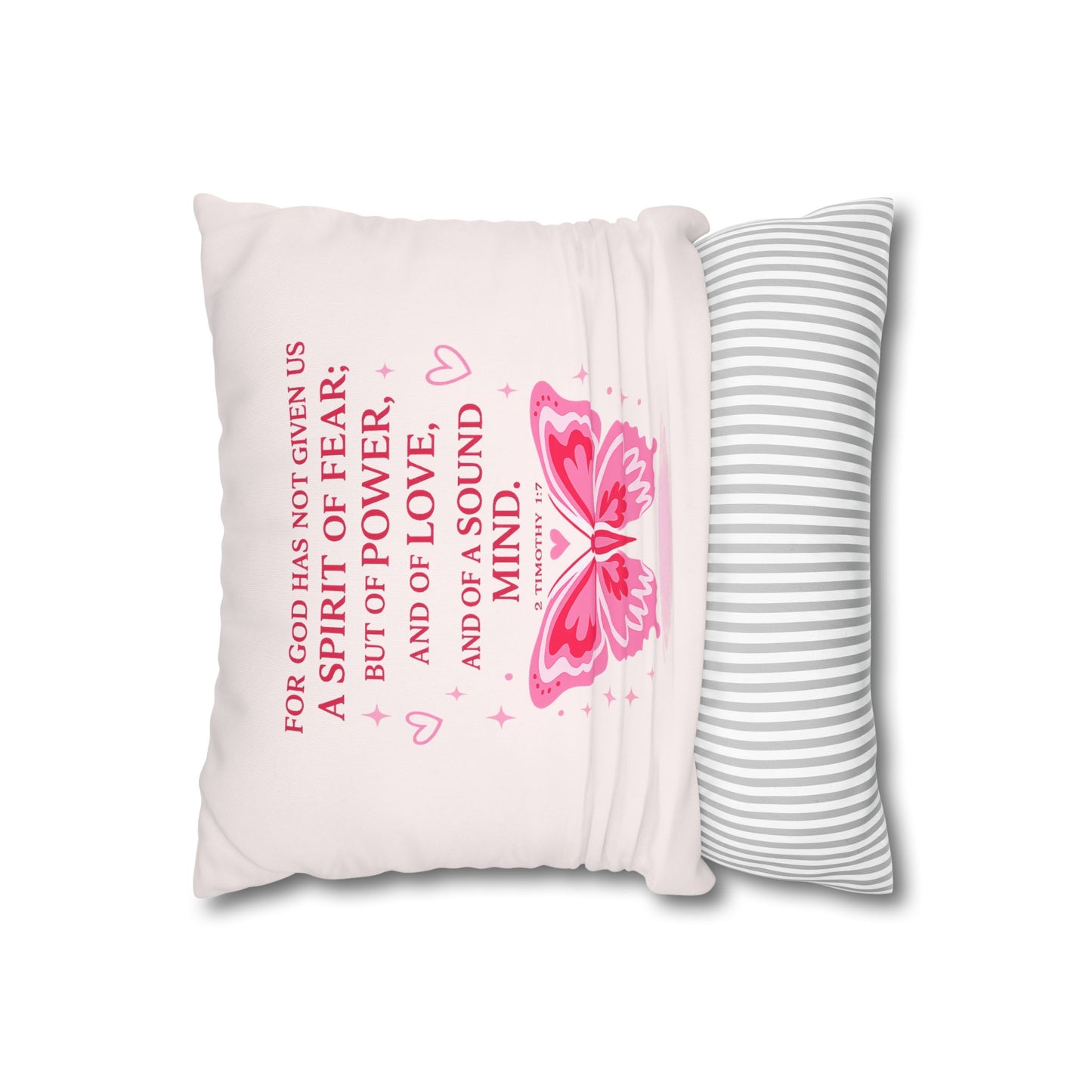 Christian Decorative Pillowcase — "Riding with Jesus & a Full Tank of Faith" Car Design