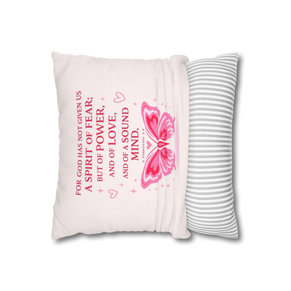 Christian Decorative Pillowcase — "Riding with Jesus & a Full Tank of Faith" Car Design