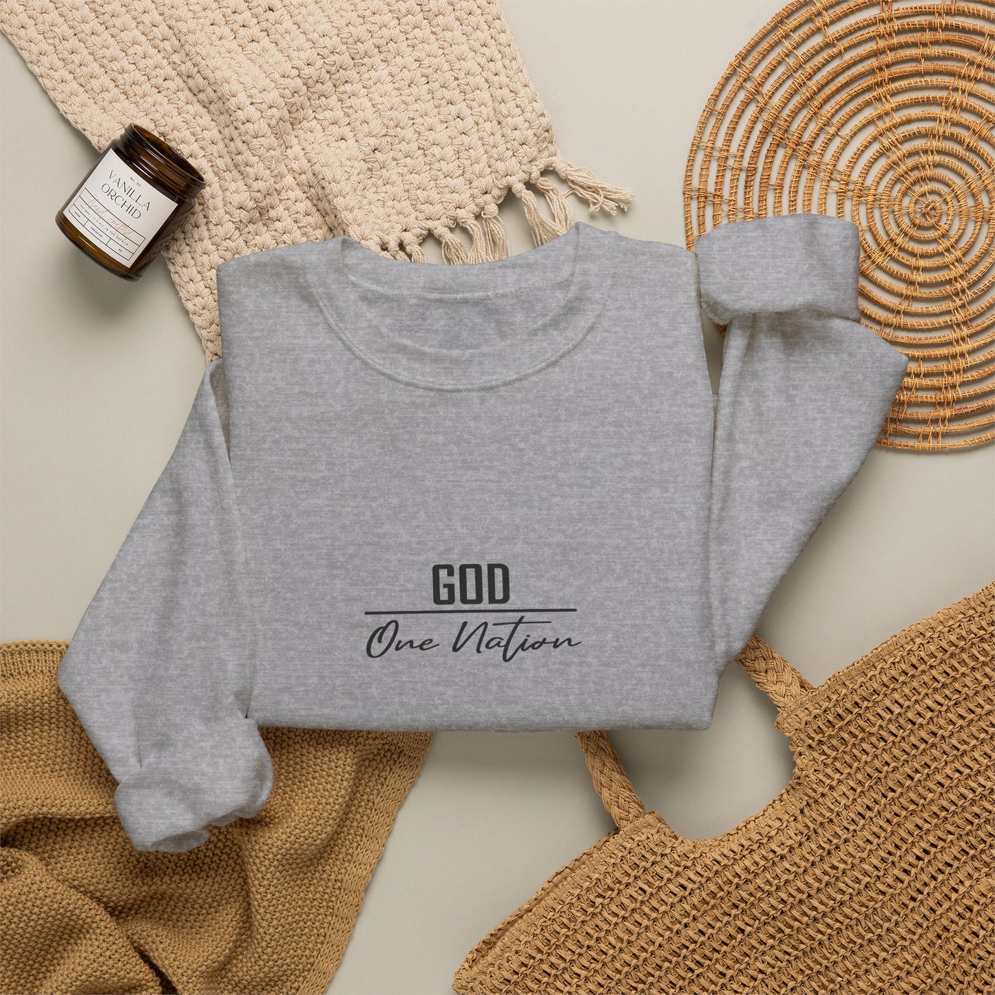 Noah-Inspired Father Sweatshirt – "Fathers Are Like Noah" Christian Crewneck