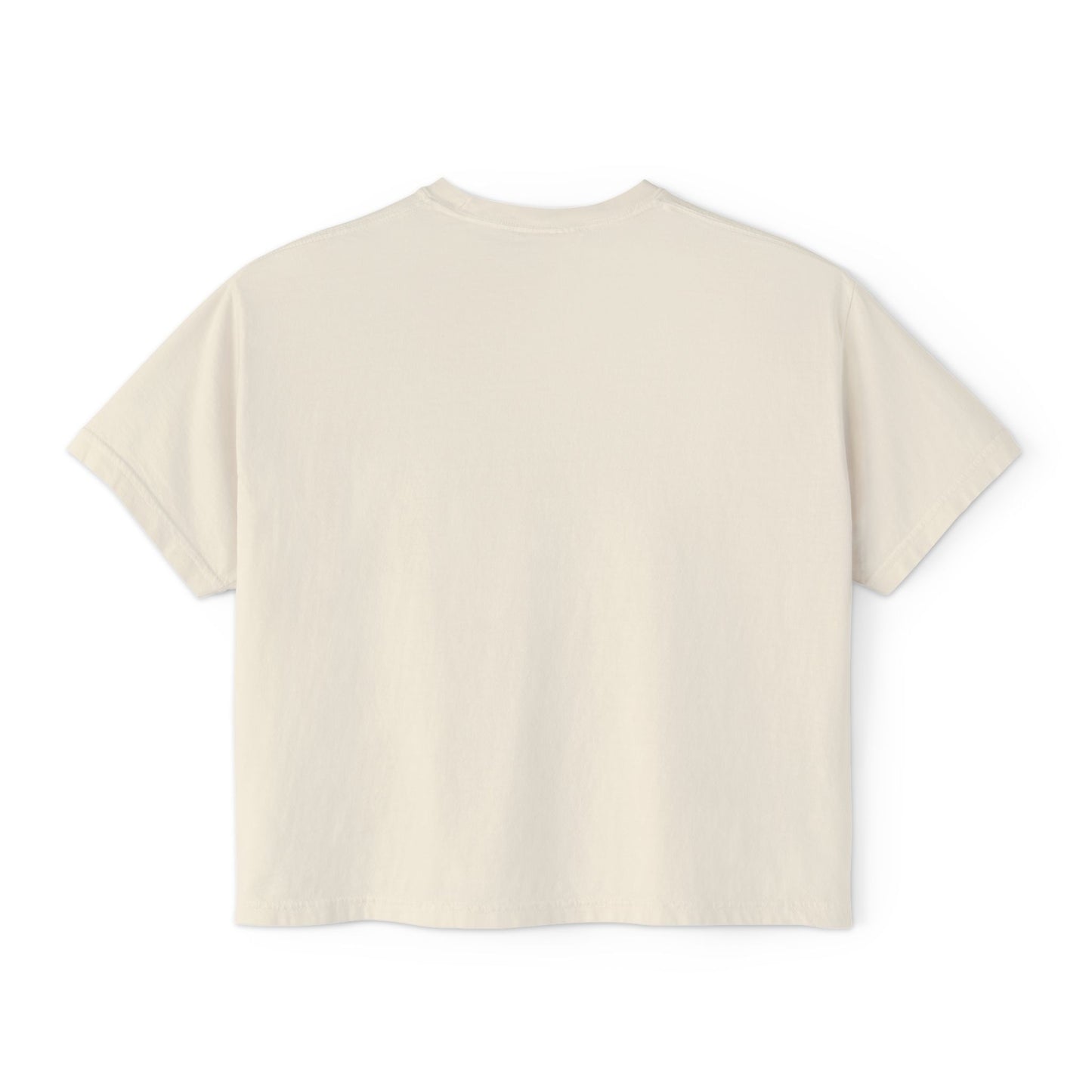 Created with a Purpose Women's Boxy Tee — Inspirational Christian Graphic Shirt