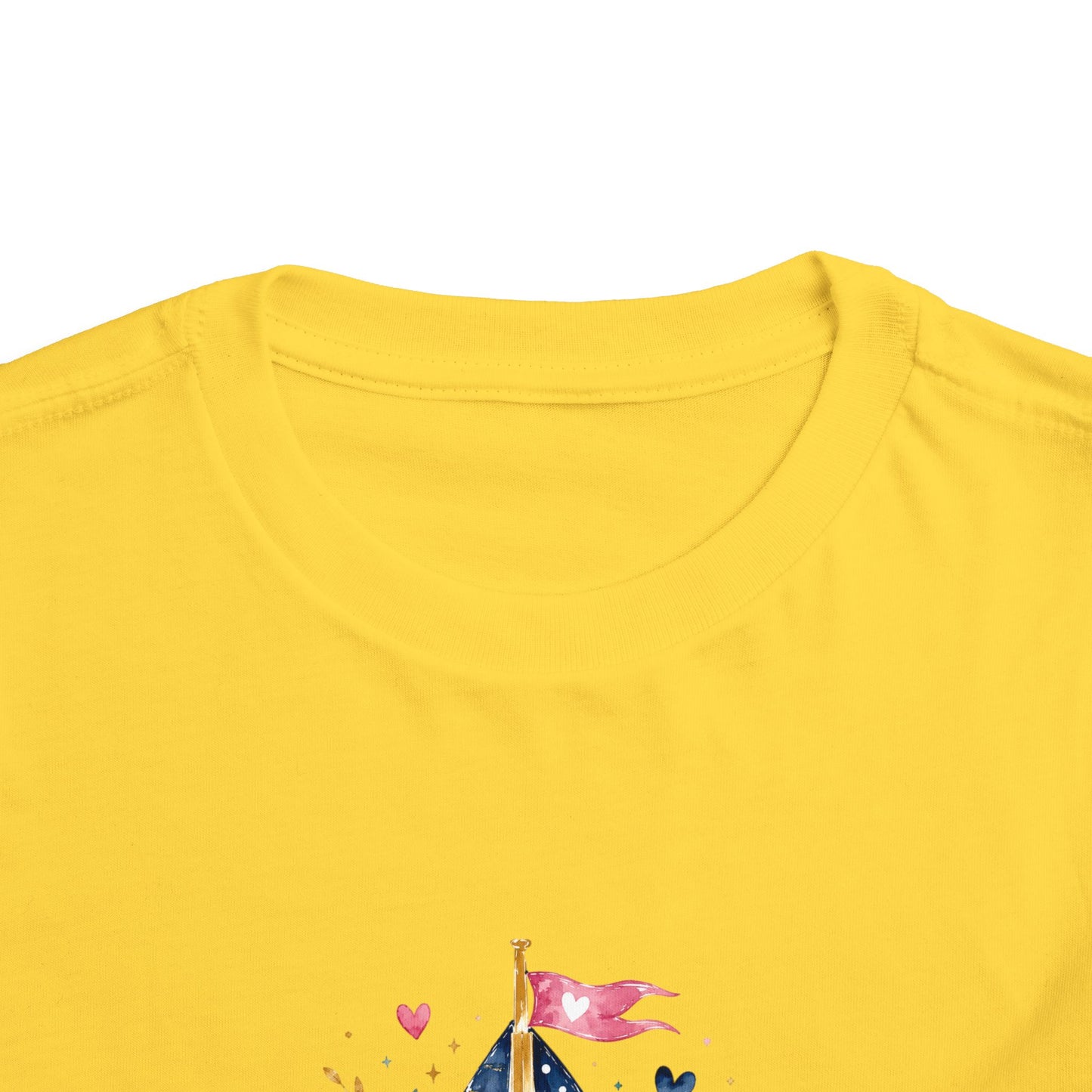 Toddler Tee - 'Jesus is my Captain' Nautical Sailboat Christian Shirt