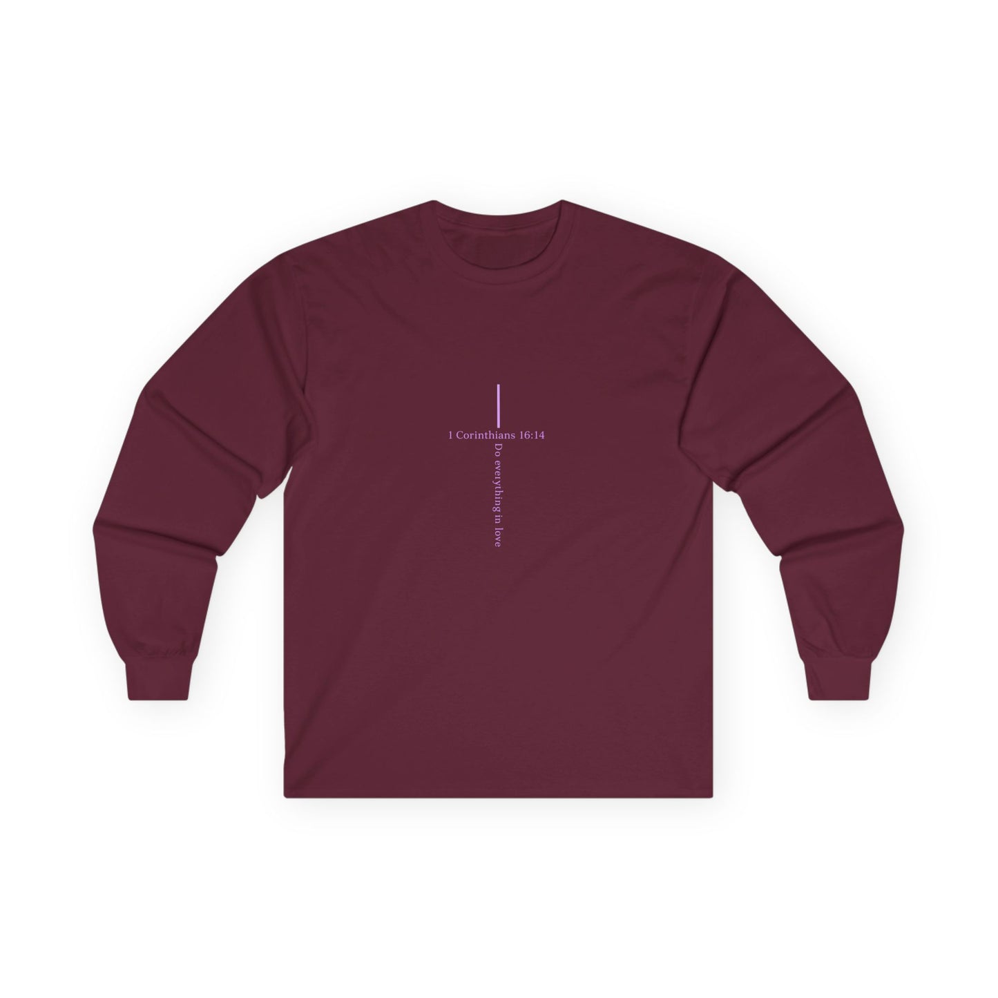 Inspirational Faith Long Sleeve Tee — "For I Know the Plans I Have for You"