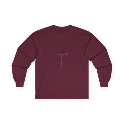 Inspirational Faith Long Sleeve Tee — "For I Know the Plans I Have for You"