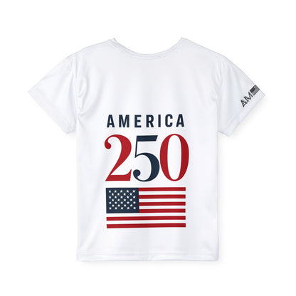 Kids Jersey - "Duty to God" Patriotic America 250 Eagle T-Shirt