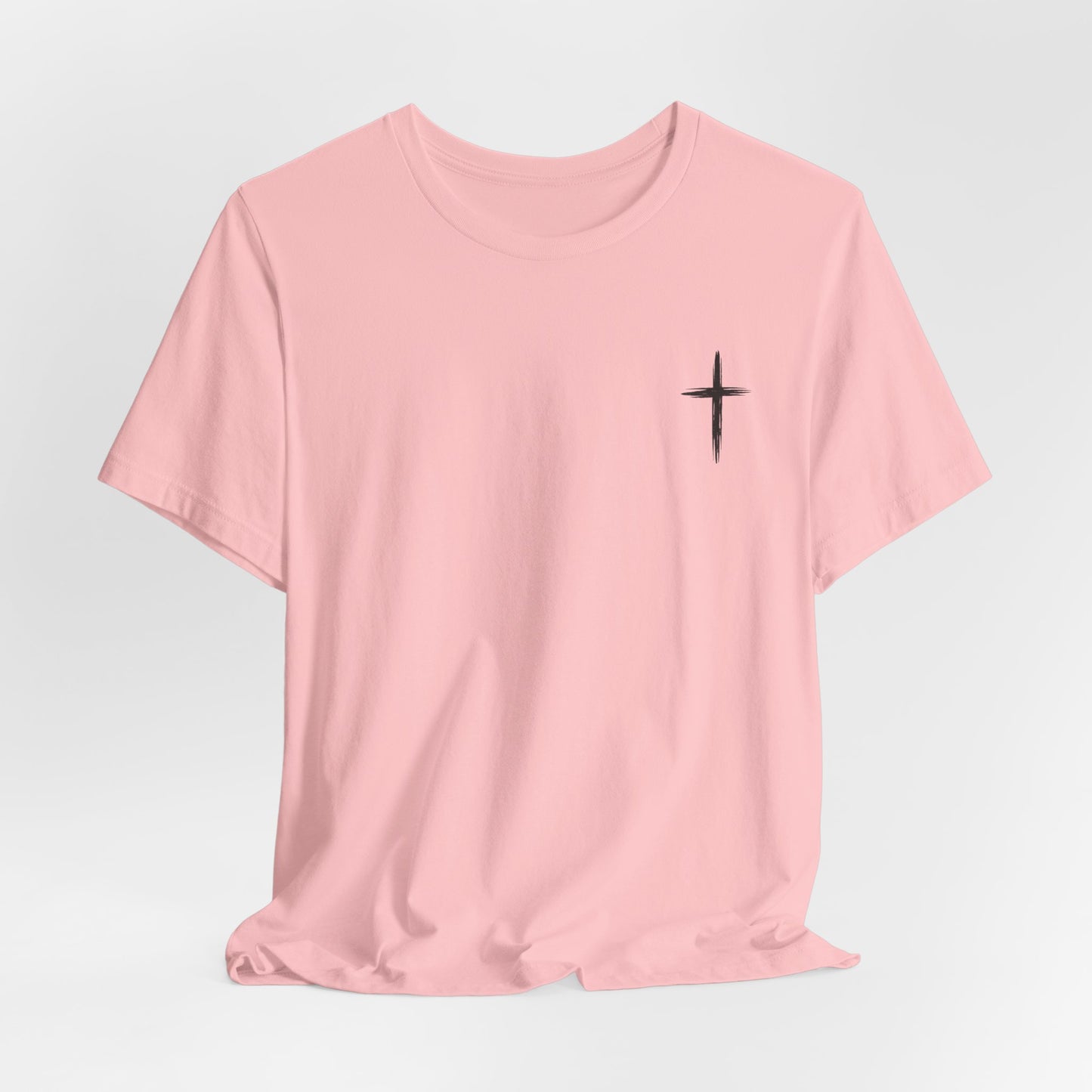 Christian Cross T-Shirt — “By His Wounds We Are Healed” Isaiah 53:5 Inspirational Tee