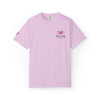 Butterfly Floral Graphic T-Shirt — 'Spread Your Wings' Chest Print